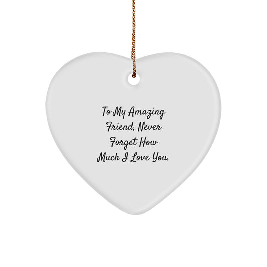 To My Amazing Friend, Heartfelt Love Gifts for Friends from Best Friends, Christmas Unique Friend Gifts - Image 1