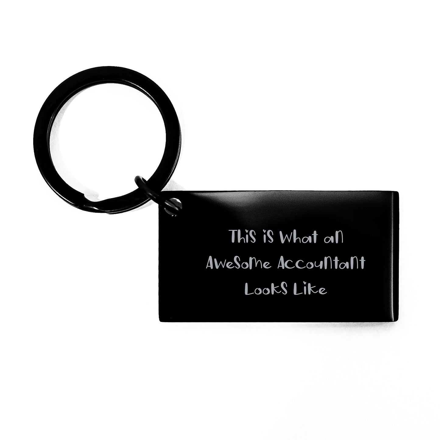 Accountant Gifts Funny Keychain Quotes This Is What An Awesome Accountant Looks Like, Gifts from Friends, Gifts for Accountant, Birthday Unique Presents - Image 1