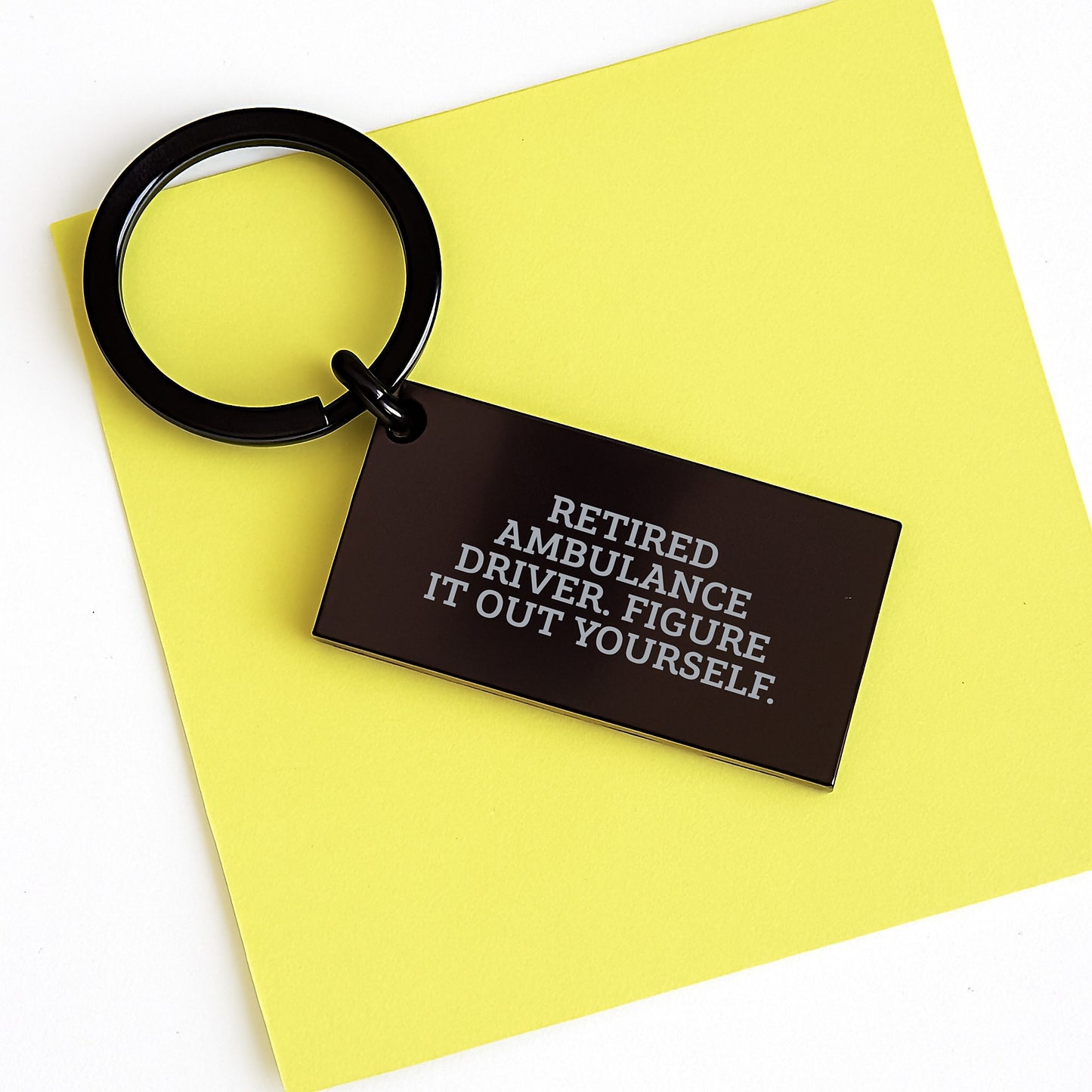Ambulance Driver Keychain Gifts - Funny Quote for Birthday - Gifts from Friends to Ambulance Driver - Image 3