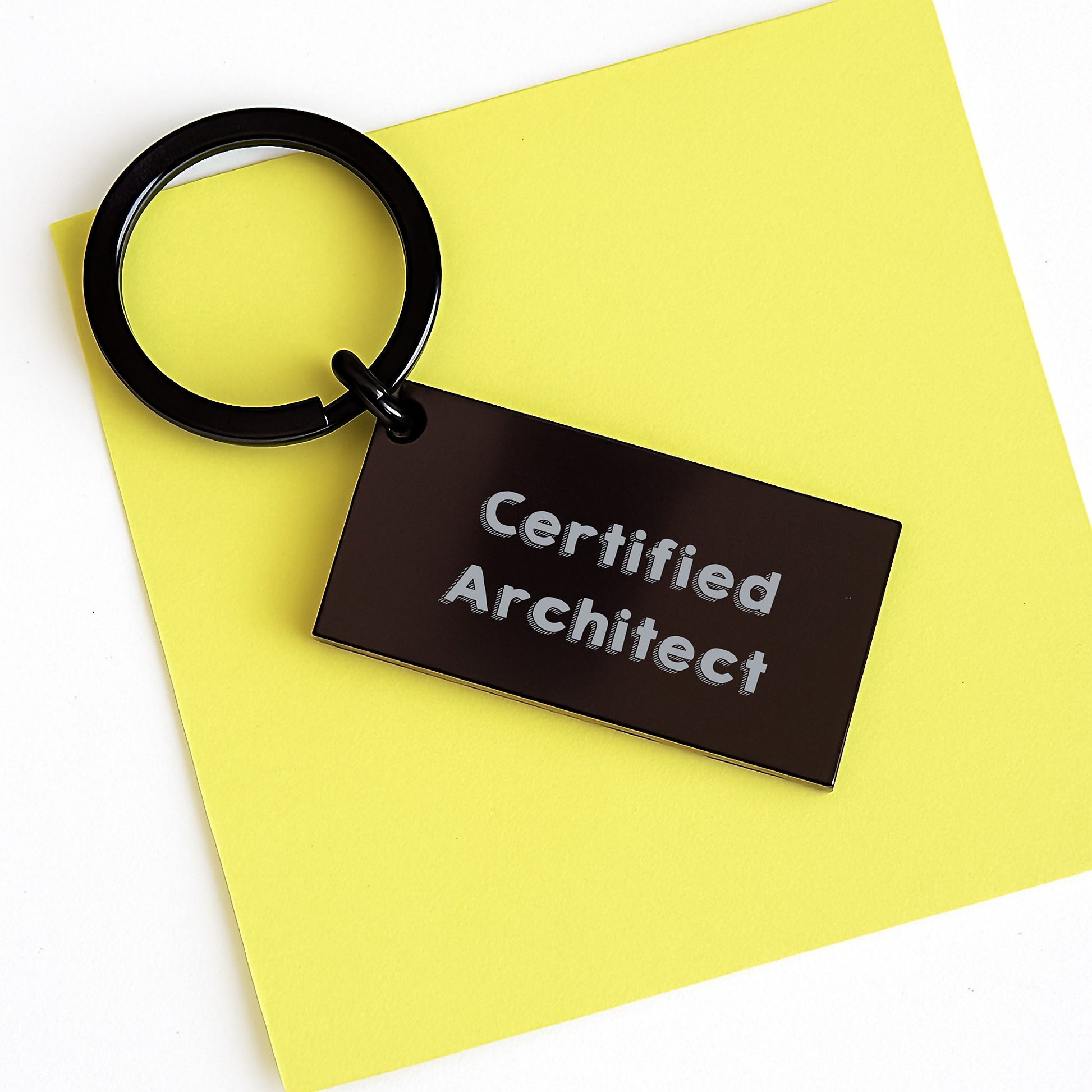 Architect Keychain Gifts from Friends to Certified Architect Graduation - Image 3